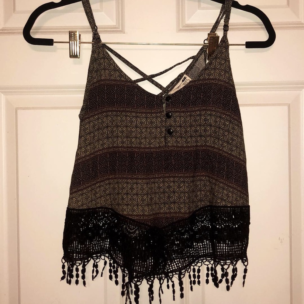 Crop top tank top